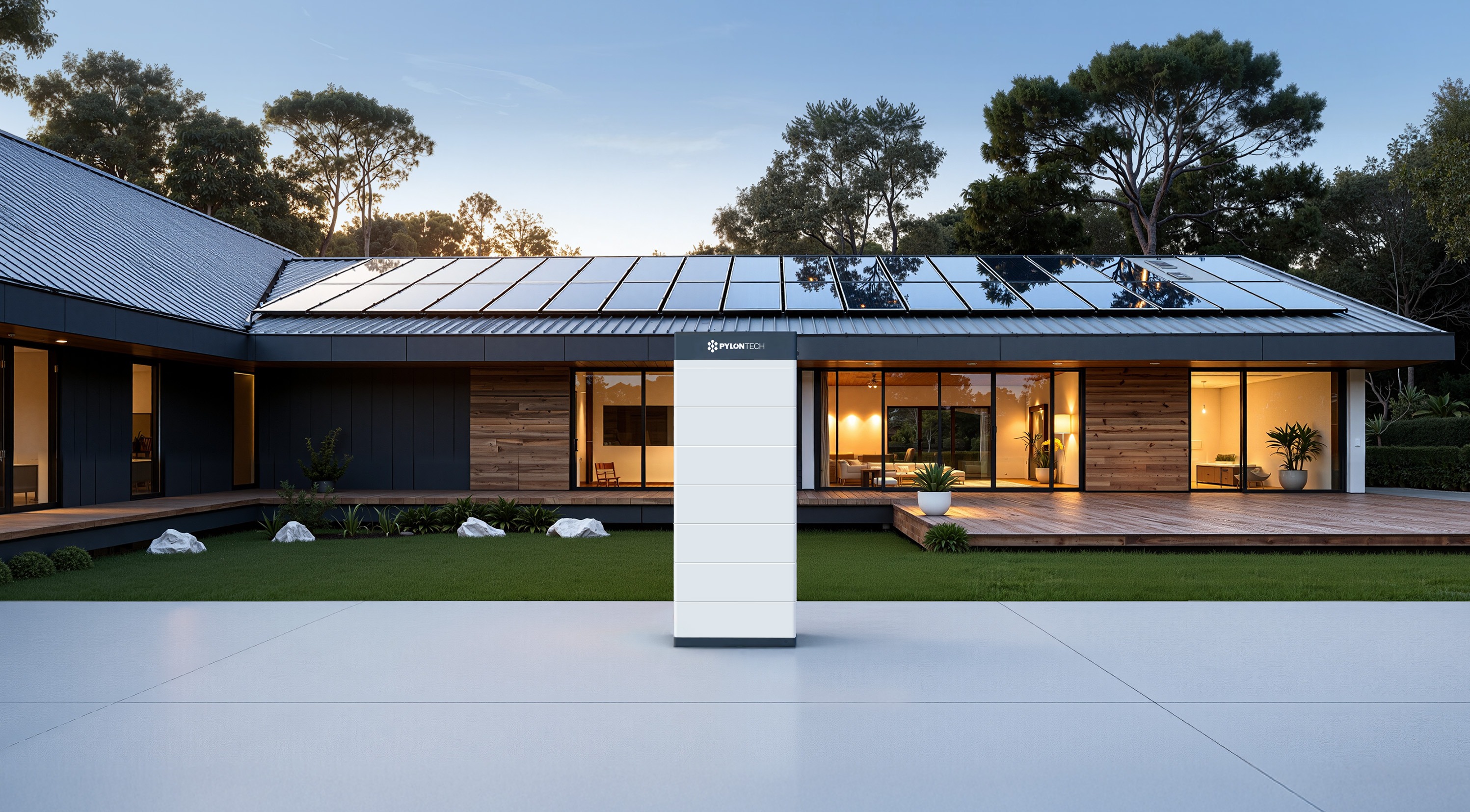 Thuisbatterij bij woning met zonnepanelen